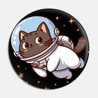 expand your horizons - space cat Pin