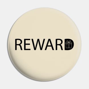 Reward typographic logo design Pin