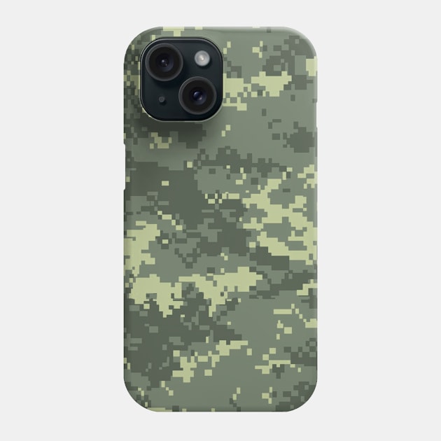 Army digital Camo Phone Case by Scar