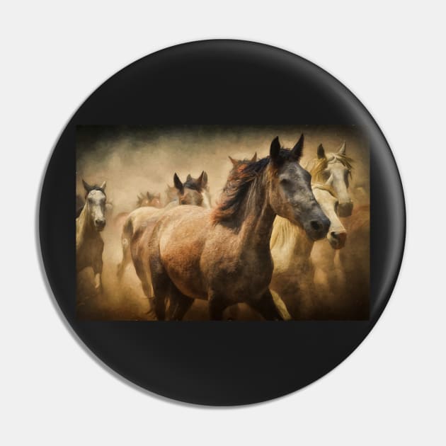 Wild Horses Pin by SHWILDLIFE