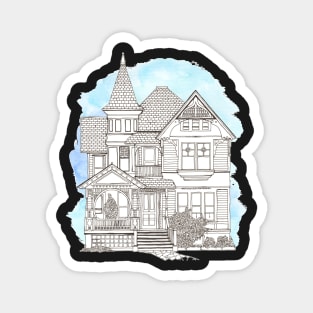 Victorian House Magnet