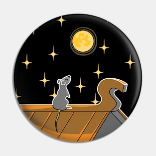 The Mouse at night Pin