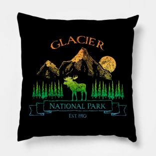 Glacier National Park Pillow