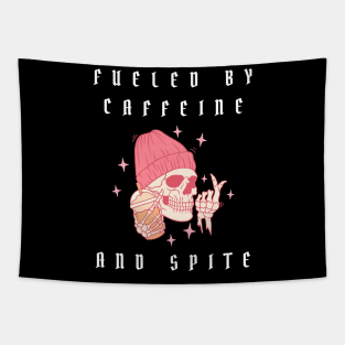 fueled by caffeine and spite Tapestry