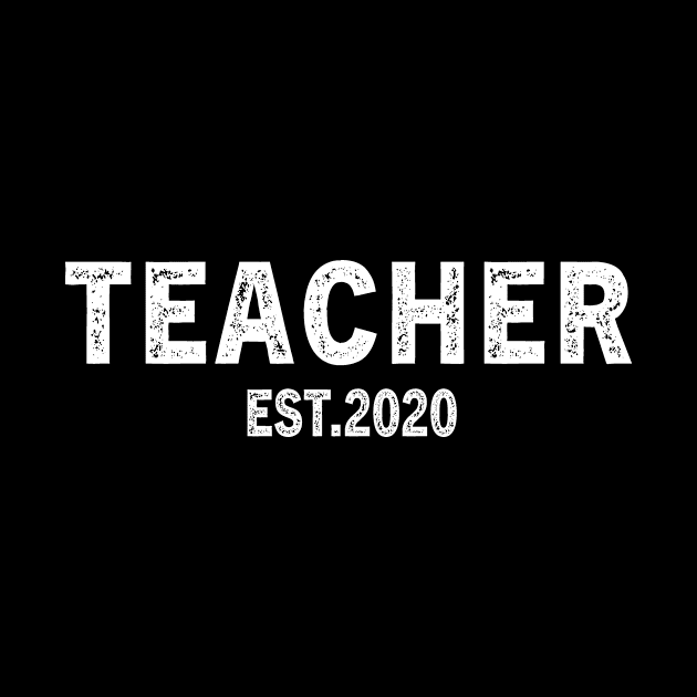 Teacher Est 2020 Graduation Gift by followthesoul