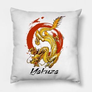 Yakuza Dragon Tattoo Pillow