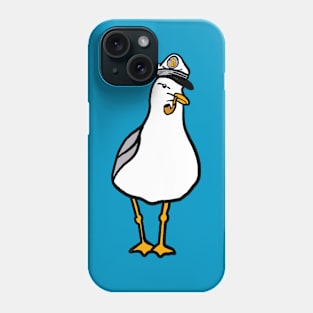 A boating captain seagull Phone Case