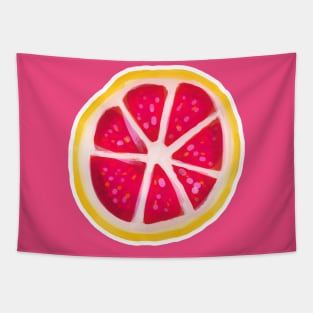 Grapefruit Slice Tapestry