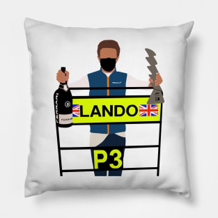 Lando Norris Imola Podium 2021 Pillow