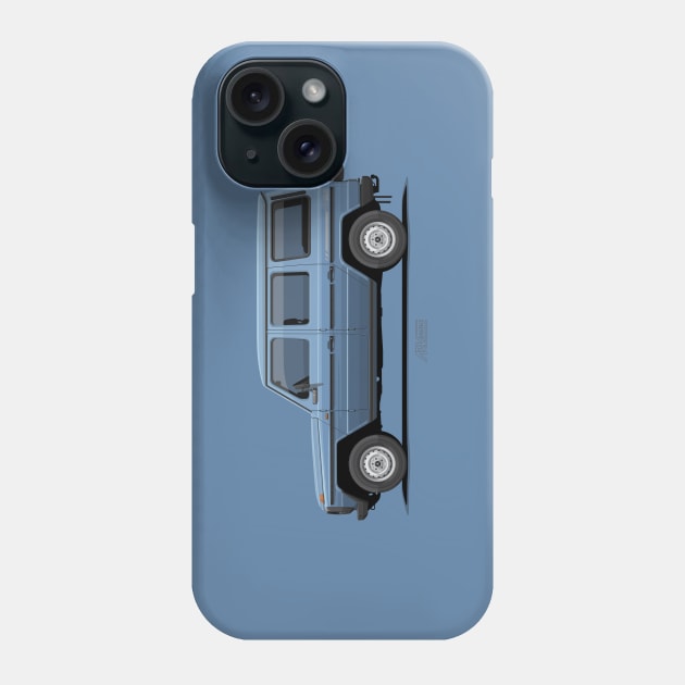 MB 300 GD LWB (W460) Blue Phone Case by ARVwerks