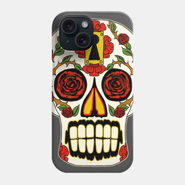 Sugar Skull 2 Phone Case by saitken