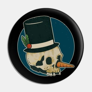 Xmas Skull Pin