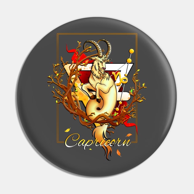 Capricorn - Proud and Pragmatic Pin by Roy's Disturbia