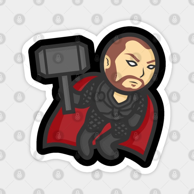 Thor : cute chibi Magnet by Shankara