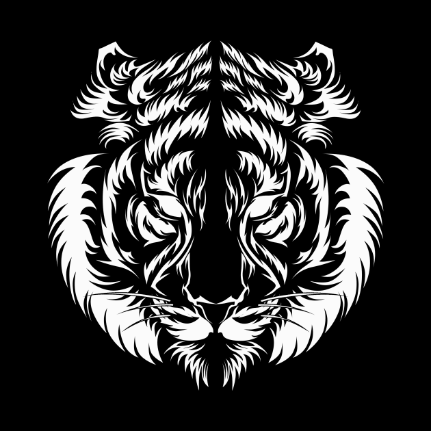 White tiger Shirt by mckirbz