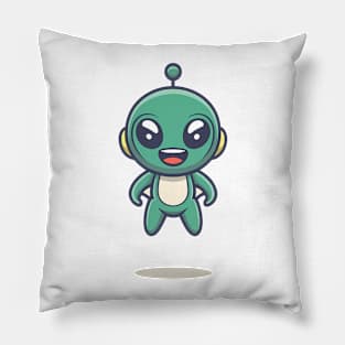 Cosmic Cuteness Overload! Pillow