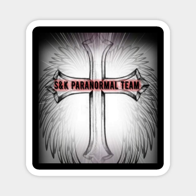 S&K Para Angel Wings and Cross Magnet by S&K Paranormal Store