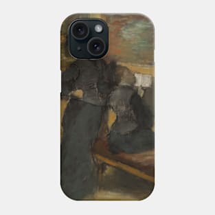 Visit to a Museum by Edgar Degas Phone Case