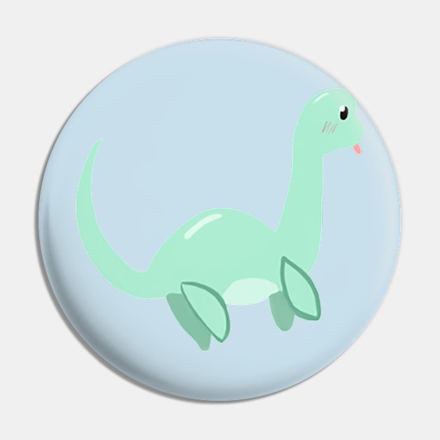 Loch Ness Blep Pin by goblinbabe