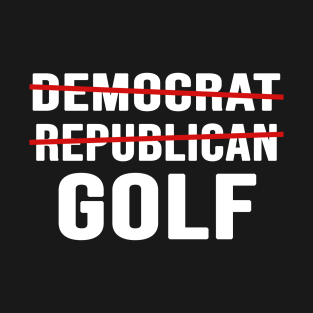 Democrat Republican Golf Funny 2020 Election Voting T-Shirt