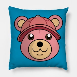 Pink Bear (The Morphy Bear) Pillow