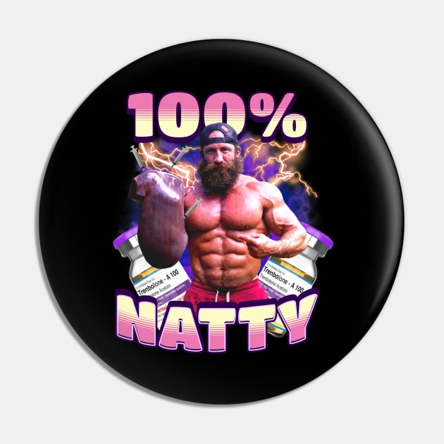 Liver King 100% Natty Bootleg Pin by RuthlessMasculinity