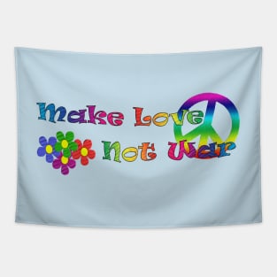 Make Love Not War Tapestry