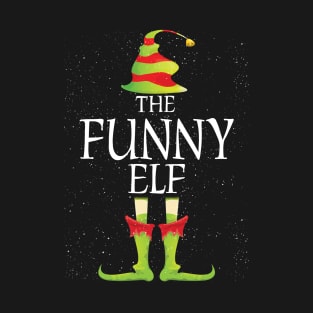 Funny Elf Family Matching Christmas Group Funny Gift T-Shirt