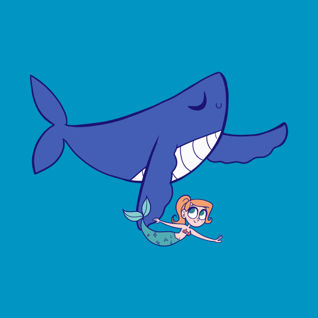 Whale & Mermaid by katidoodlesmuch