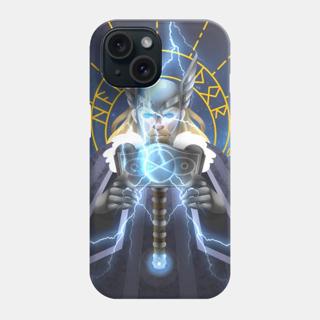 God of Thunder Phone Case by LatteGalaxy