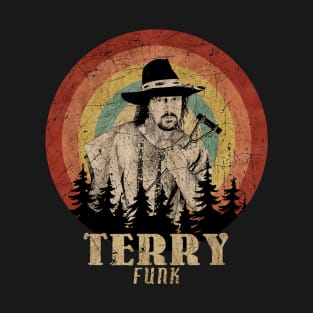 Retro Sunset Terry Funk T-Shirt