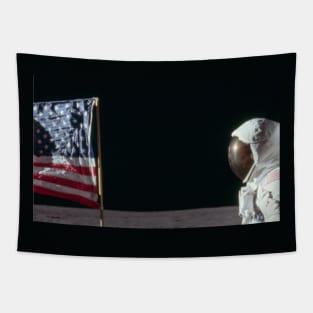 Apollo Astronaut on the Moon Tapestry