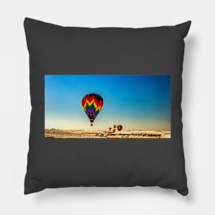 White Sands Hot Air Balloon Invitational Pillow