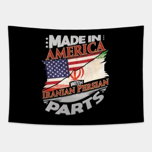 Made In America With Iranian Cat Parts - Gift for Iranian Cat From Iran Tapestry