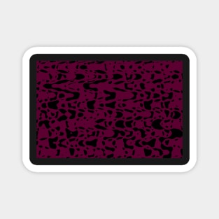 Deep purple backgroud, black particles design Magnet