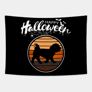 Funny Happy Halloween Beautiful Maltese Men Women Kids Gift Tapestry