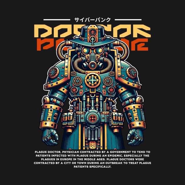 doctor plague mecha robot machine by Dracoola