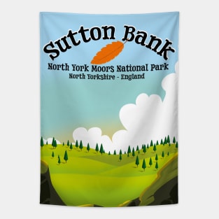 Sutton Bank Yorkshire travel poster Tapestry
