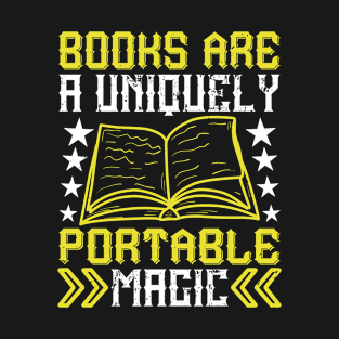 Reading - Books Are Portable Magic T-Shirt