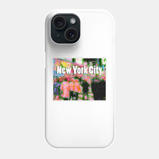 Times Square Crowd Phone Case