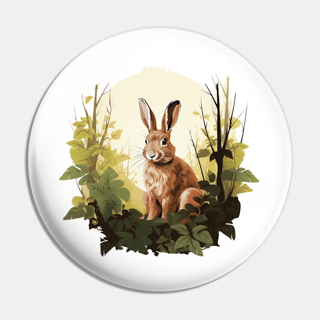 Wild Rabbit Pin by zooleisurelife