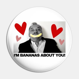 I’m bananas about you! Bob Mortimer Taskmaster Pin