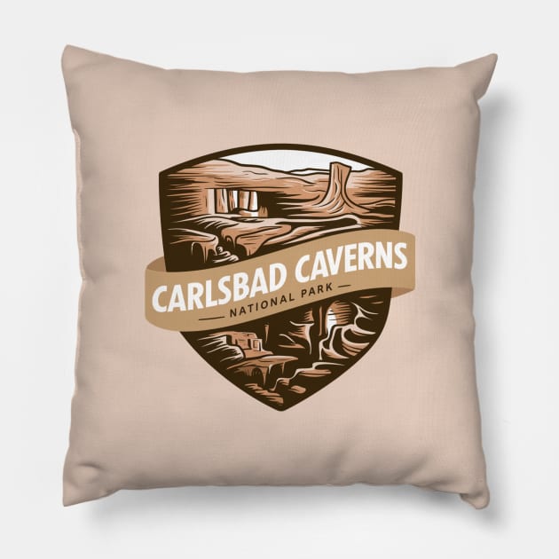 Carlsbad Caverns National Park Desert Pillow by Perspektiva