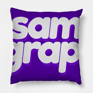 xsamgraph typography modern Pillow