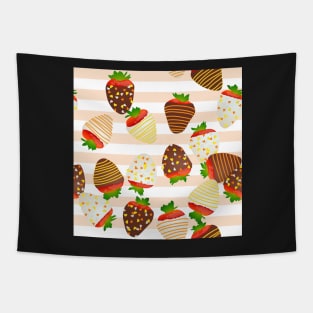 Sailor Venus Themed Strawberries Tapestry