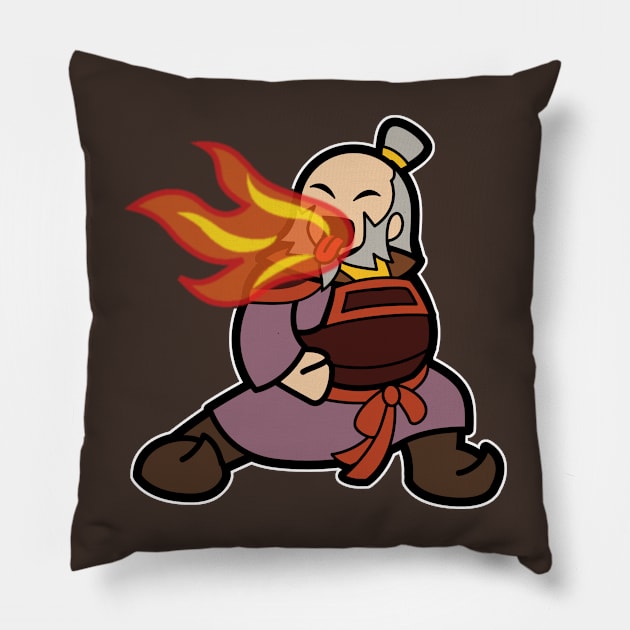 Dragon of the West Pillow by Cedarseed