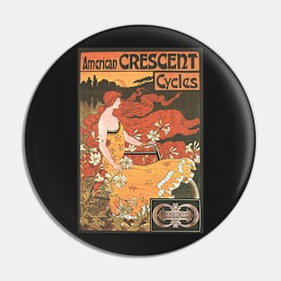 American Crescent Cycles - Vintage Bicycle Poster from 1899 Pin