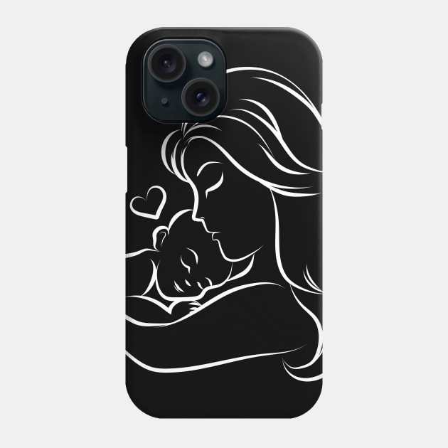 Mothers Day Wife Mom Phone Case by avshirtnation