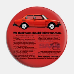 SAAB 99 - advert Pin