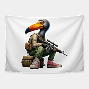 Tactical Dodo Bird Tapestry